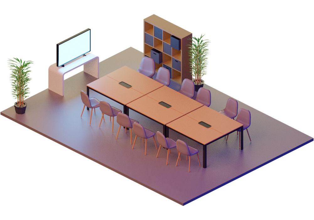 3D Model representation of The Conference Room