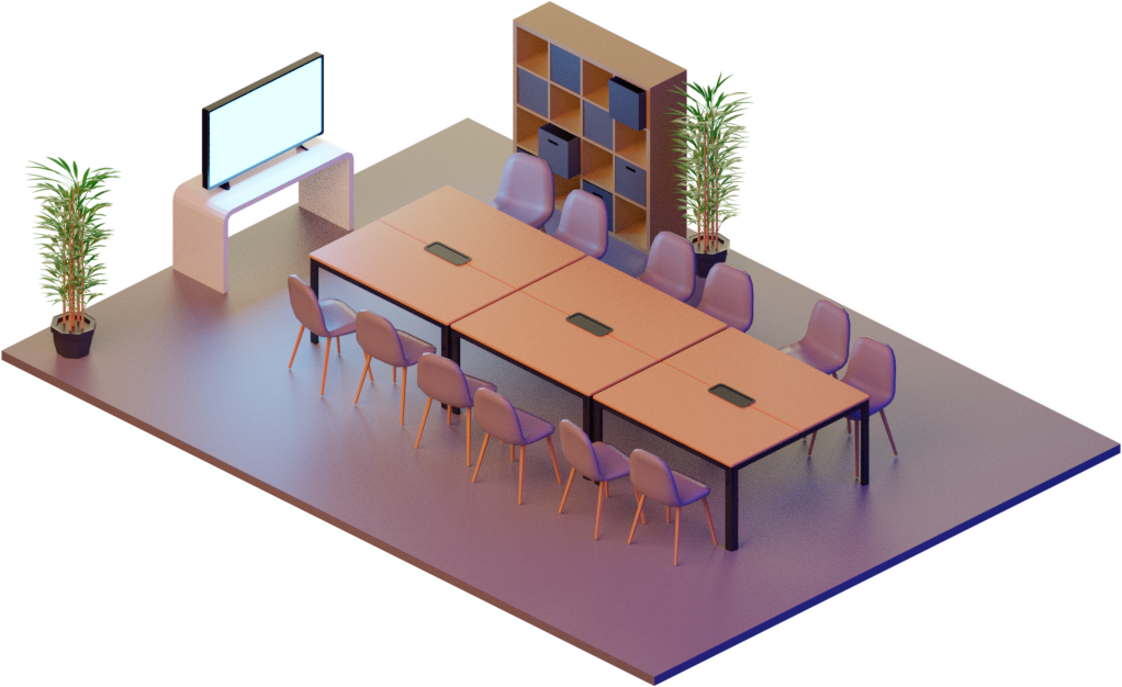 3D Model representation of our Conference Room