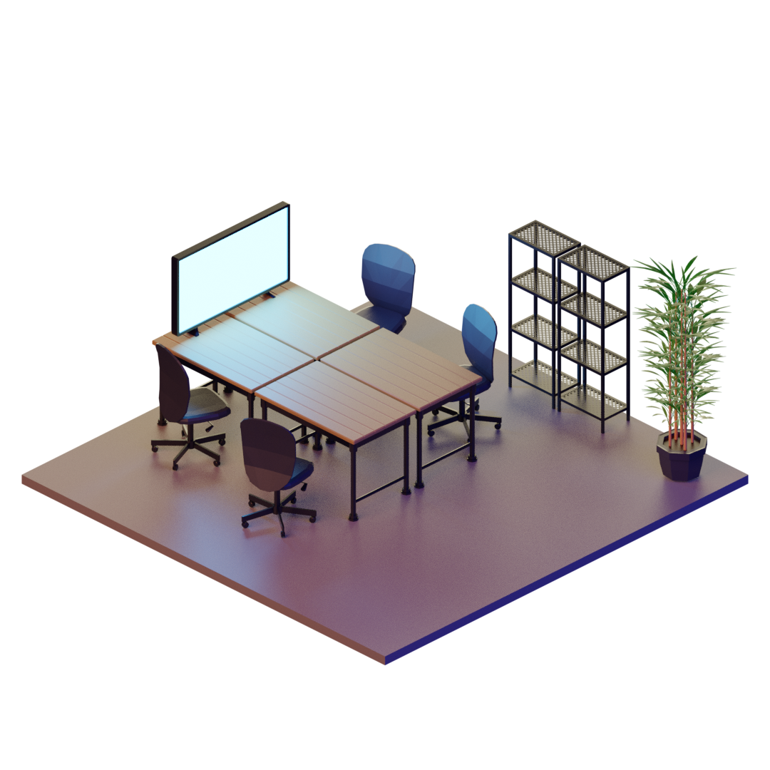 3D Model representation of our Studio Meeting Room