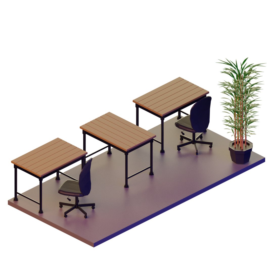 3D Model representation of our Studio Meeting Room
